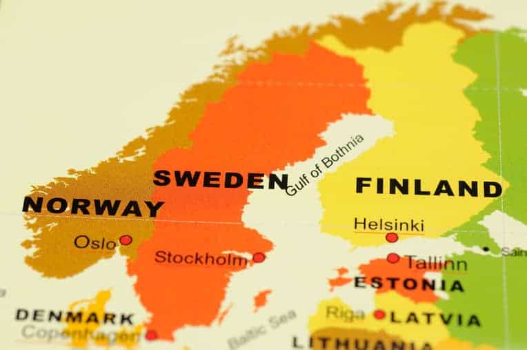 Scandinavia map