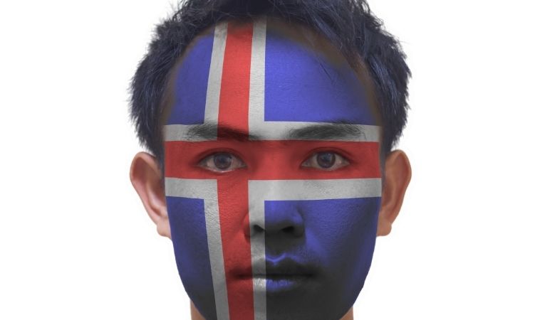 Icelandic man asian