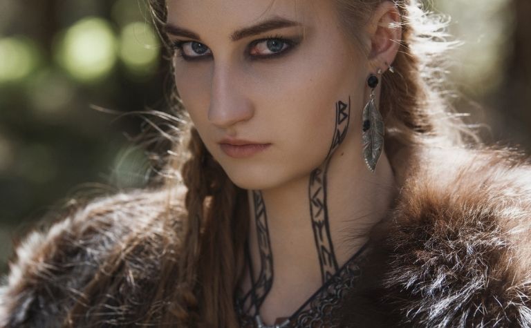Viking woman tattoos