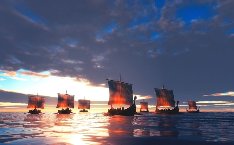 Viking fleet