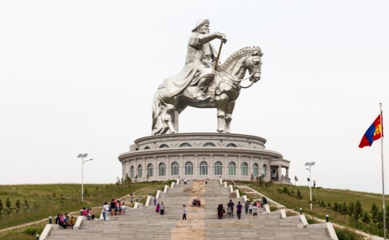 Genghis Kahn statue