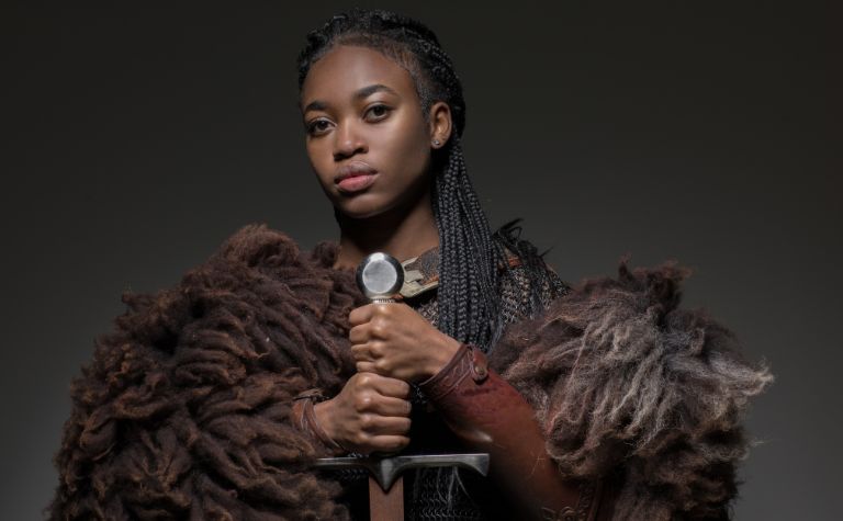 African woman Viking